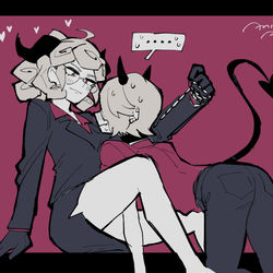 This is a pixiv picture whose title is ☕️🚬.
