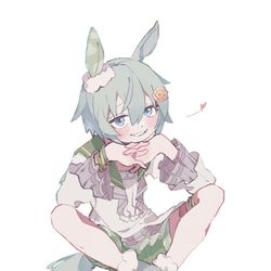 This is a pixiv picture whose title is ウマの女の子.