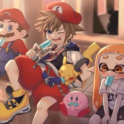 This is a pixiv picture whose title is ソラ参戦おめでとう！.