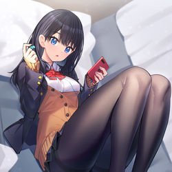 This is a pixiv picture whose title is 宝多六花.