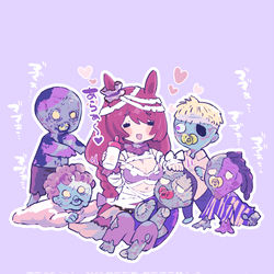 This is a pixiv picture whose title is ゾンビになりたい….