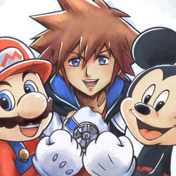 This is a pixiv picture whose title is ソラ スマブラ参戦記念.