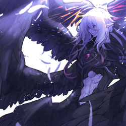 This is a pixiv picture whose title is 黎明の堕天使ルシフェル【練習】.