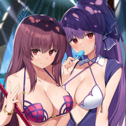 This is a pixiv picture whose title is スカサハ.