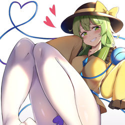 This is a pixiv picture whose title is 白タイツこいしちゃん.