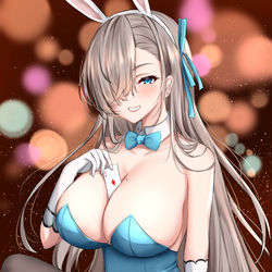 This is a pixiv picture whose title is バニーアスナ.