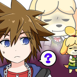 This is a pixiv picture whose title is 例の件で険悪になった二人.