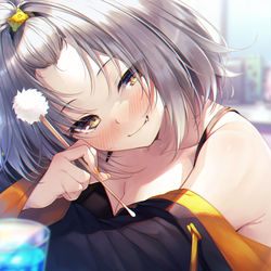 This is a pixiv picture whose title is 女友達の家でだらだら～102号室・鈴木はいね～.