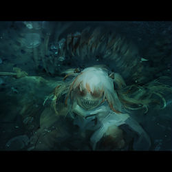 This is a pixiv picture whose title is HoloEN Horror.
