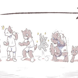 This is a pixiv picture whose title is 途中で一瞬ネコになるタイプのTF.
