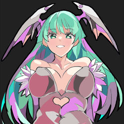 This is a pixiv picture whose title is モリガン.