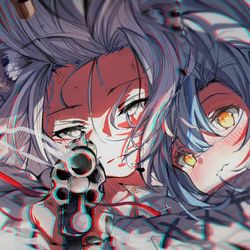 This is a pixiv picture whose title is 🦁 ❄.