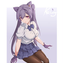 This is a pixiv picture whose title is 刻晴~.