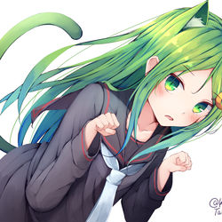 This is a pixiv picture whose title is にゃがつき.