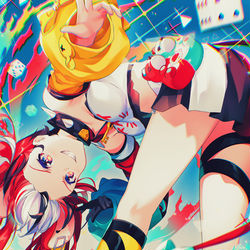 This is a pixiv picture whose title is 🎲🧀.