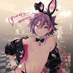 This is a pixiv picture whose title is 逆バニー潤くん.