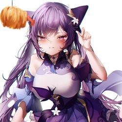 This is a pixiv picture whose title is 抓刻晴.