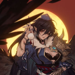 This is a pixiv picture whose title is 飯綱丸さま.