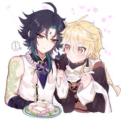 This is a pixiv picture whose title is 💚💛.