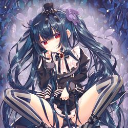 This is a pixiv picture whose title is トリカブトの花に….