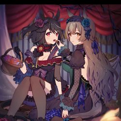 This is a pixiv picture whose title is ハロウィンキタサトちゃん.