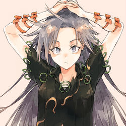 This is a pixiv picture whose title is 百々世と龍と典の絵.