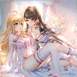 This is a pixiv picture whose title is 游戏二创同人图.