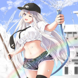 This is a pixiv picture whose title is エンタープライズさん（お掃除）.