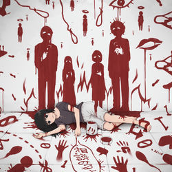 This is a pixiv picture whose title is 私はこの世界に殺された.