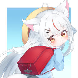 This is a pixiv picture whose title is 🦊.