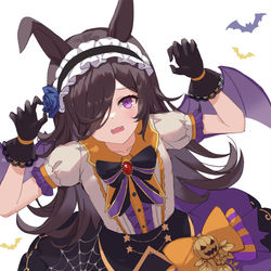 This is a pixiv picture whose title is ハロウィンライスちゃん.