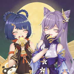 This is a pixiv picture whose title is Moonchase.