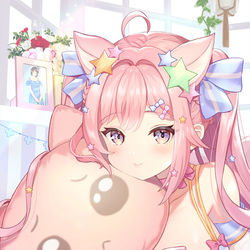 This is a pixiv picture whose title is 一周年記念！🍼💖.