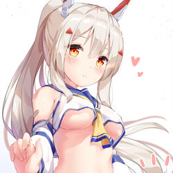 This is a pixiv picture whose title is 綾波の膝枕.