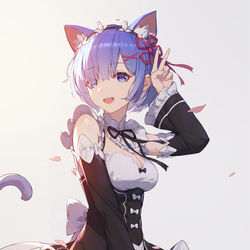 This is a pixiv picture whose title is 蕾姆.