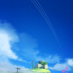 This is a pixiv picture whose title is 空と君へ.
