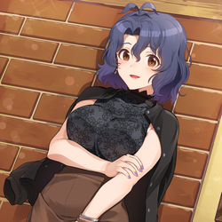 This is a pixiv picture whose title is 風花.