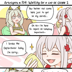 This is a pixiv picture whose title is Arknights #104.