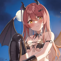 This is a pixiv picture whose title is 小悪魔甜花ちゃん.