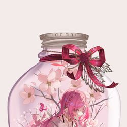 This is a pixiv picture whose title is うちの子ハーバリウム2.