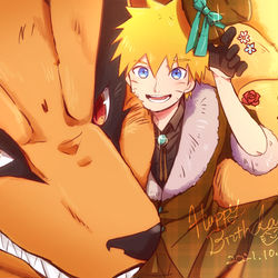 This is a pixiv picture whose title is ナルト！！！おめでとう！！！.