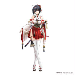 This is a pixiv picture whose title is [仕事絵] 破邪の神子.