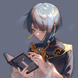 This is a pixiv picture whose title is 行秋🌊.