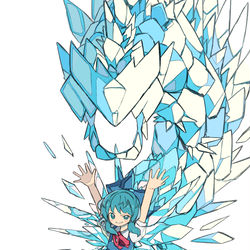This is a pixiv picture whose title is チルノ.