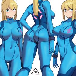 This is a pixiv picture whose title is samus.
