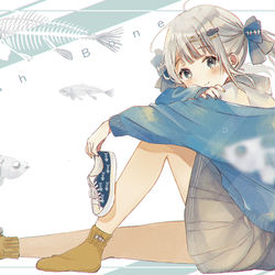 This is a pixiv picture whose title is Fish Bone.