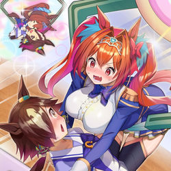 This is a pixiv picture whose title is 等身大でクレーンゲームで釣り上げられるウオスカ.