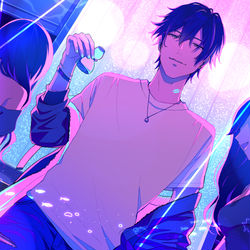 This is a pixiv picture whose title is イルミネイテッド・マーメイド.