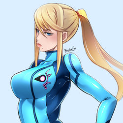 This is a pixiv picture whose title is サムス.