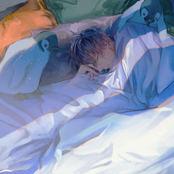 This is a pixiv picture whose title is おやすみ、いい夢を.